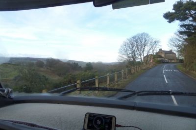 Upper Teesdale as we leave the Moorcock Inn